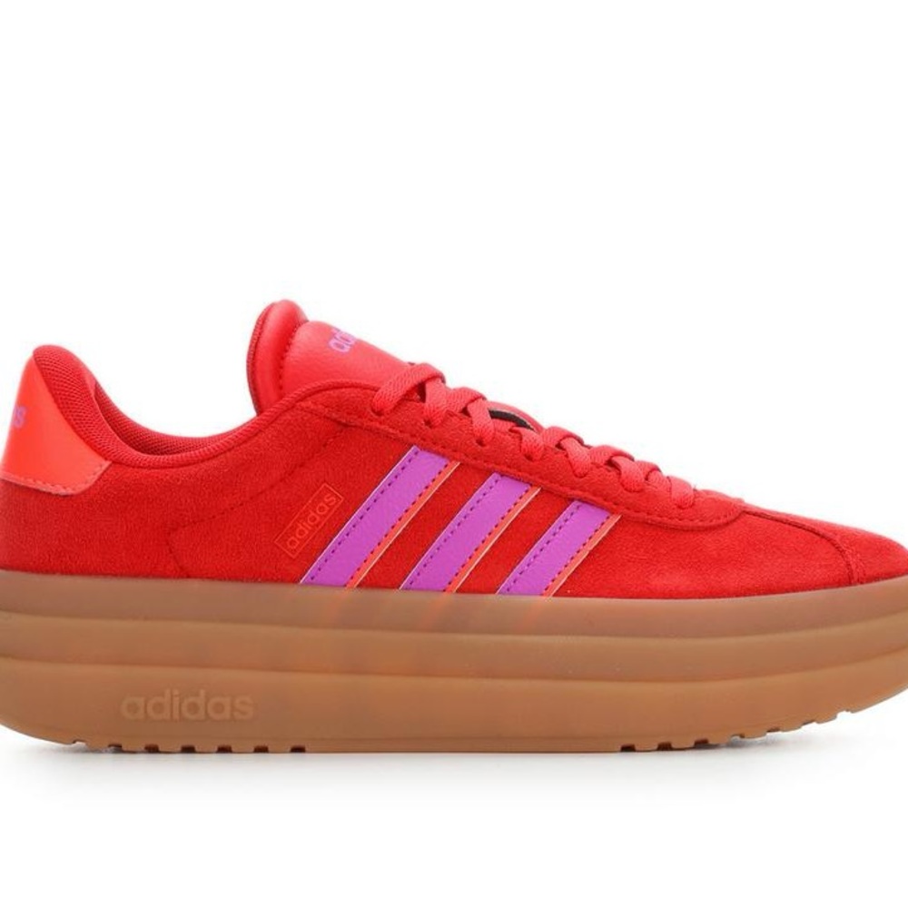 Adidas Women's Bold Red and Pink Sneakers